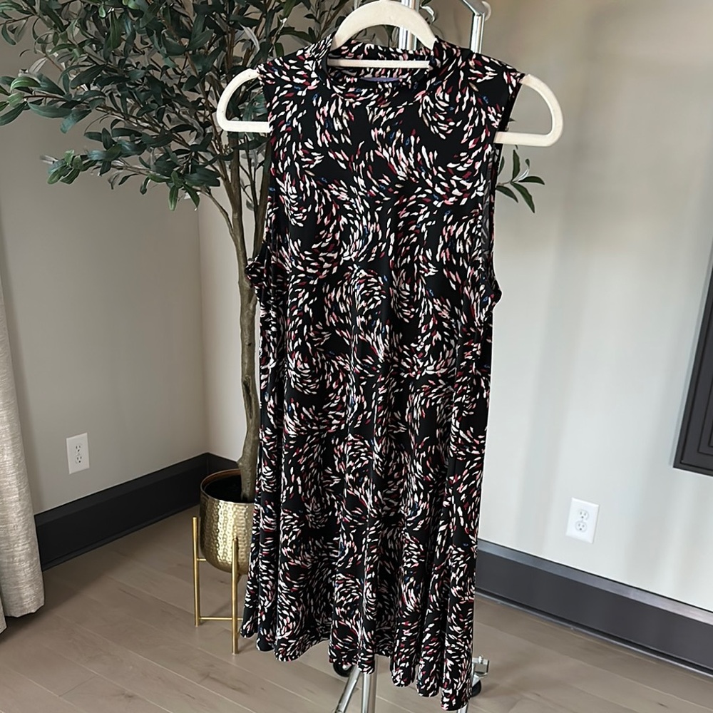Premise Black and White Sleeveless Sundress